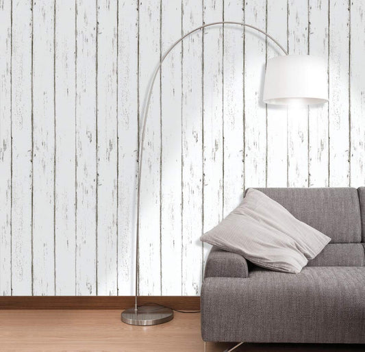 Peel and Stick Wallpaper, Self Adhesive DIY Wall Sticker for Bedroom Hall Living Room Kitchen Home & Office, PVC Coated & Waterproof Surface Scratch Resistant – 45 x 300cm wooden paneled wall.